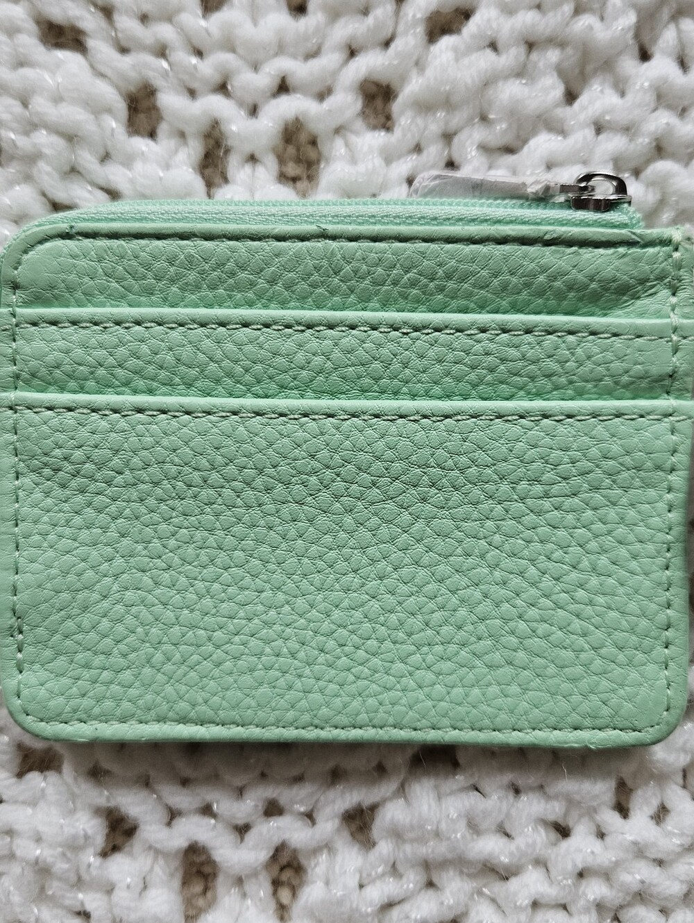 NWT Thirty-One Light Traveler Card Wallet Honeydew Pebble Green